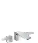 AXOR-HG-3-Loch-Waschtischarmatur-Axor-Edge-F-Set-Wandmontage-Diamantschliff-chrom-46061000 gallery number 1